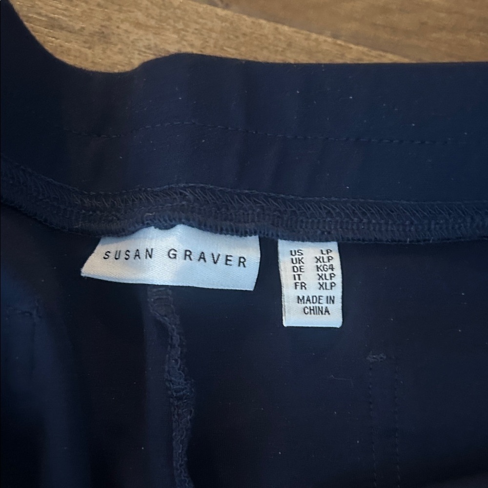 Susan Graver Dark Blue Trousers